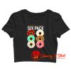 Donut six pack Crop Top Shirt