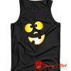 Dopey Halloween Pumpkin Jack O Lantern Face Tank Top