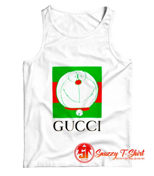 Doraemon Face x Gucci Parody Tank Top