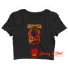 Double Mask Halloween Crop Top Shirt