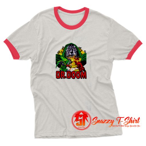 Dr Doom Vintage Bronze Age Comics Ringer Tee