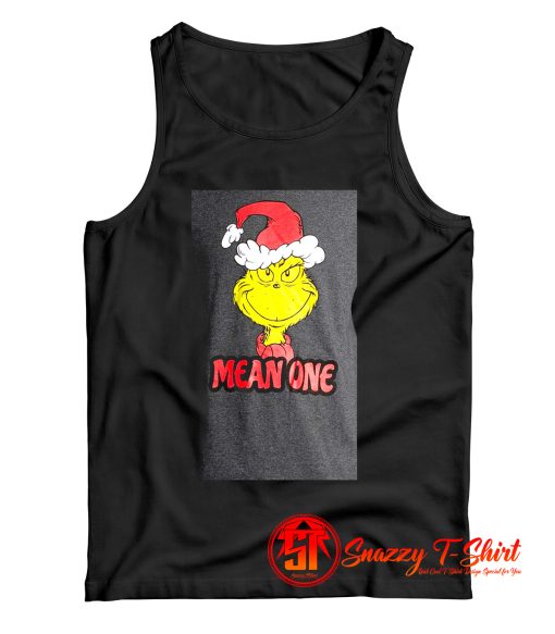 Dr. Seuss Grinch Mean One Holiday Christmas Tank Top