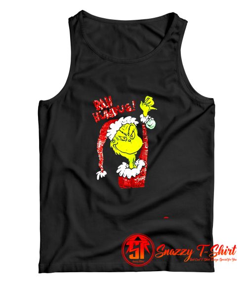 Dr. Seuss The Grinch Girls Kids Christmas Tank Top