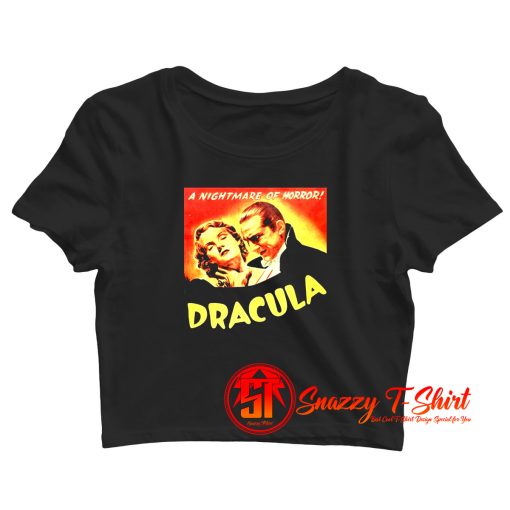 Dracula 1931 Film Crop Top Shirt