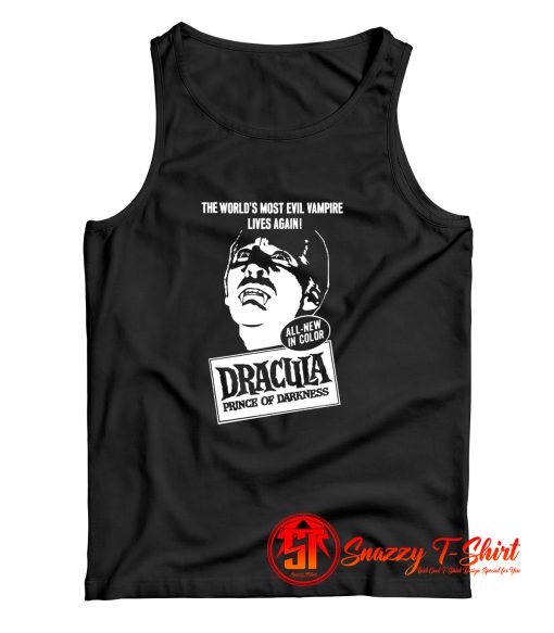 Dracula Prince of Darkness Vampire Tank Top