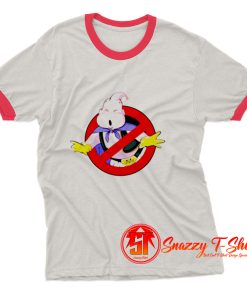 Dragon Ball Majin Buu Ghostbuster Funny Ringer Tee