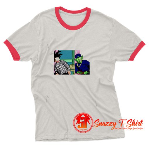 Dragon Ball Z Friday Parody Ringer Tee