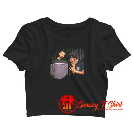 Drake Travis Scott Crop Top Shirt