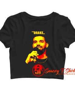 Drake v2. Aubrey Drake Graham. a Canadian rapper singer songwriter Crop Top Shirt