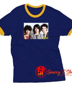 Drew Jonas Brother 90s Style Ringer Tee