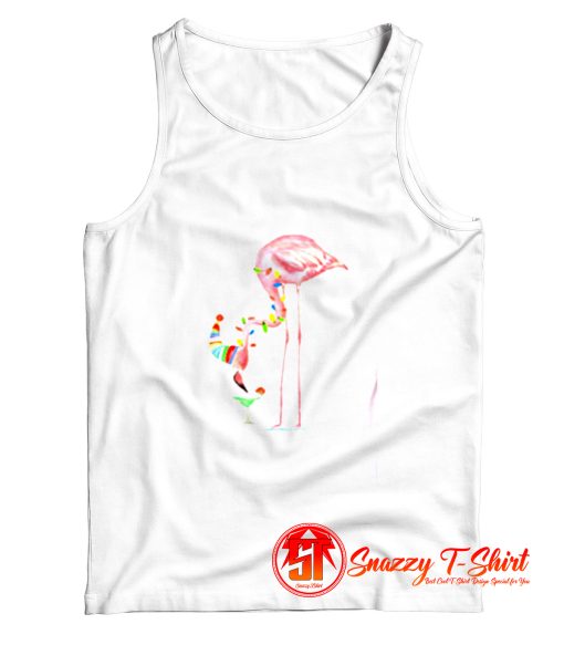 Drunk Flamingo Christmas Tank Top