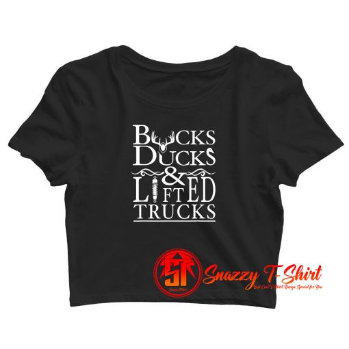 Ducks Lifted Trucks Crop Top Shirt