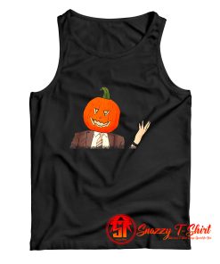 Dwight Pumpkin Raglan Baseball Tank Top