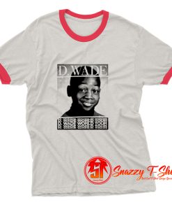 Dwyane Wade White World Tour Ringer Tee