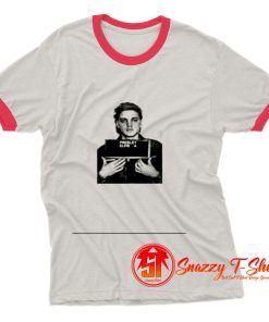 ELVIS PRESLEY MUG SHOT Ringer Tee