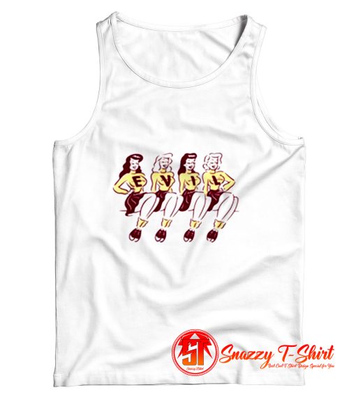 EVIL Hot Sexy Girls Cheerleader Cheer Squad Retro Pop Art Tank Top