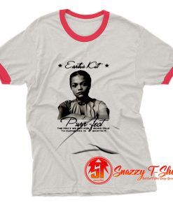 Eartha Kitt Black History Ringer Tee