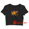 Eat Pizza Turkey Thanksgiving Crop Top Shirt