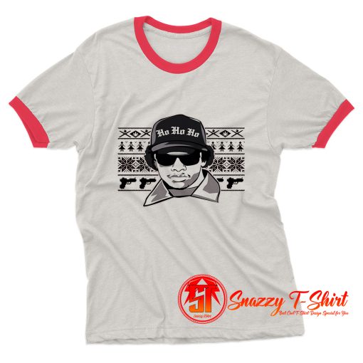 Eazy E Christmas Ringer Tee