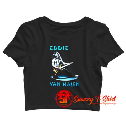 Eddie Van Halen Guitar Crop Top Shirt