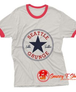 Eddie Vedder Seatle Grunge Ringer Tee