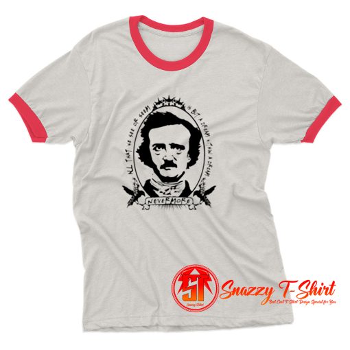 Edgar Allan Poe Ringer Tee