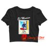 El Musico Loteria Mexican Bingo Crop Top Shirt