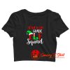 Elf Squad Seventh Grade Christmas Crop Top Shirt