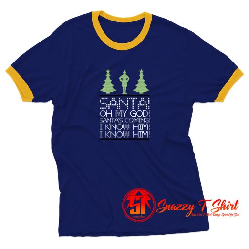 Elf christmas Ringer Tee