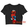 Elmo Sesame Street Cartoon Retro Jim Henson Crop Top Shirt