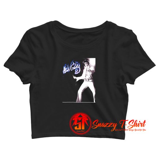 Elvis Aron Presley Rock And Roll Singer Crop Top Shirt