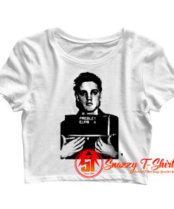 Elvis Presley Mugshot Crop Top Shirt