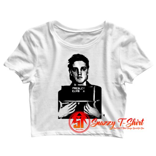 Elvis Presley Mugshot Crop Top Shirt