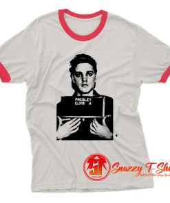 Elvis Presley Mugshot Ringer Tee