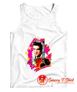 Elvis Presley The King Vintage With Guitar Tank Top