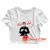 Elvis Presley Trouble Logo Vintage Official Crop Top Shirt