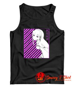 Emilia Re Zero Anime Tank Top