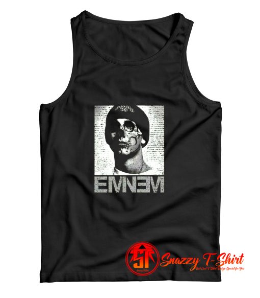 Eminem Horror Skull Face Rap God Tank Top