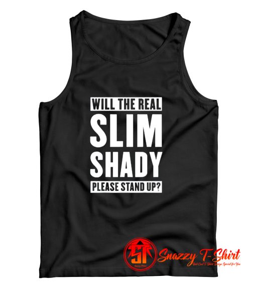 Eminem The Slim Shady Please Stand Up Tank Top