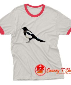 Eurasian Magpie Bird Ringer Tee