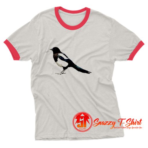 Eurasian Magpie Bird Ringer Tee