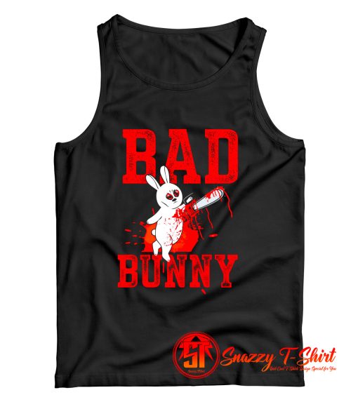 Evil rabbit with chain saw Tank Top