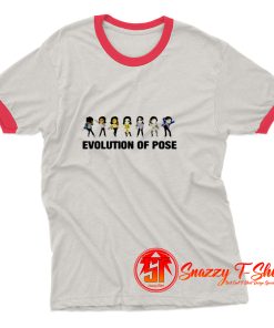 Evolution Of PoseMichael Jackson Ringer Tee