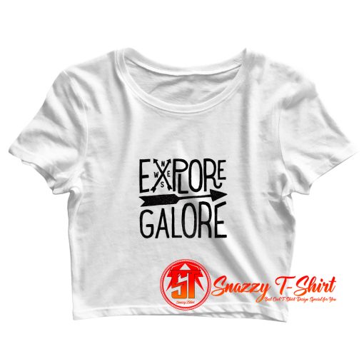 Explore Galore Crop Top Shirt