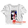 Eyeball Lick Japanese Anime Crop Top Shirt