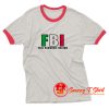 FBI Full Blooded Italian Ringer Tee