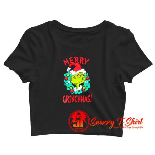 Family Grinch Christmas Pajamas Crop Top Shirt