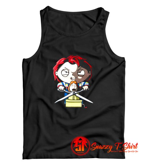 Family Guy Stewie Chucky Halloween Tank Top