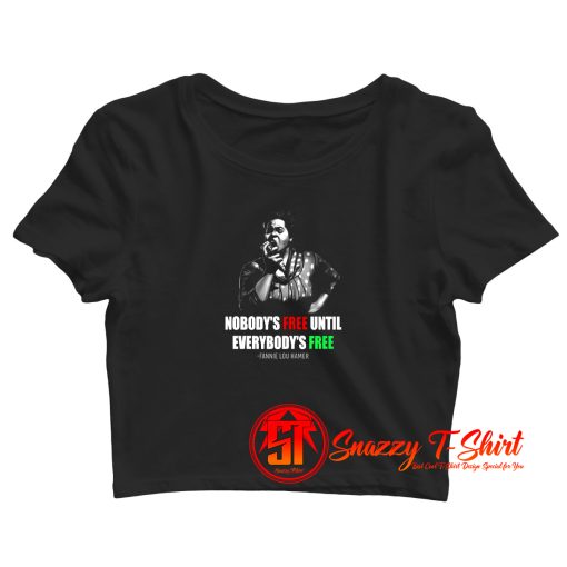 Fannie Lou Hamer Crop Top Shirt