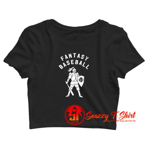 Fantasy Baseball Crop Top Shirt